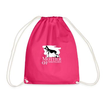 Mutter der Hirten Hundebesitzer Gift - Turnbeutel - Fuchsia - Vorne