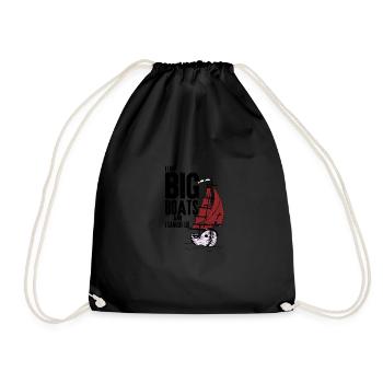 J’aime les gros bateaux et je ne peux pas faire de ret vintage - Sac de sport léger - noir - Devant