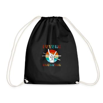 Future Drumstar Music Boy Girl Children Youth - Sac de sport léger - noir - Devant