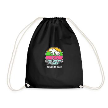 Myrtle Beach Carolina 2022 Vacances meilleure amie Fami - Sac de sport léger - noir - Devant