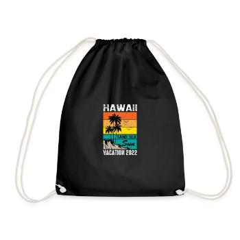 Hawaii Hawaiian Vacation 2022 Retro Matching Family - Sac de sport léger - noir - Devant