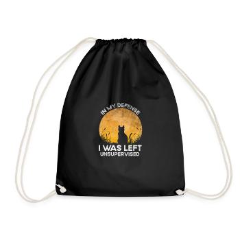 Pour ma défense, je n’étais pas surveillé - Sac de sport léger - noir - Devant