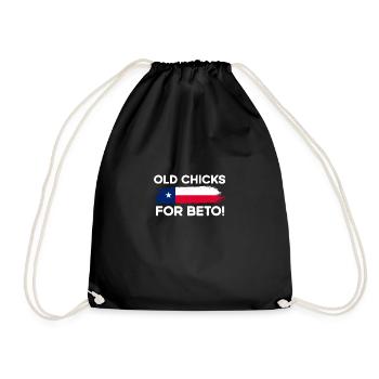 Design pour les amoureux Beto Flag Vintage Old Chick - Sac de sport léger - noir - Devant