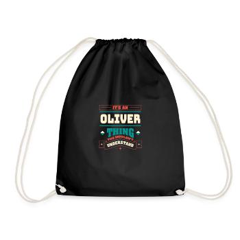 C’est un nom de famille Oliver Thing correspondant à la famille F - Sac de sport léger - noir - Devant