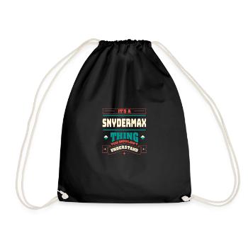 C’est une chose Snydermax Le nom de famille convient à la famille - Sac de sport léger - noir - Devant