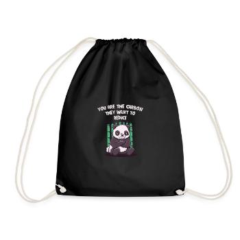 Vous êtes le carbone qu’ils sarcastiquement sarcastiquement - Sac de sport léger - noir - Devant
