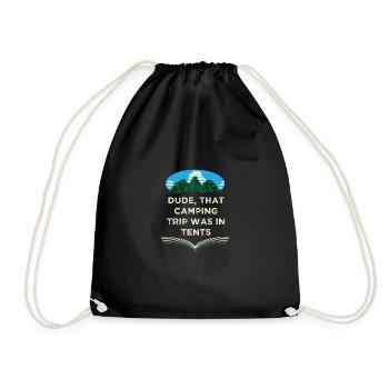 Age of this camping trip Camper Friends Camp Budd - Drawstring Bag - black - Front