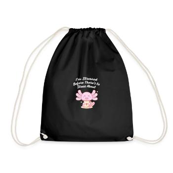 Je suis stressé avant le nerd introverti stressé - Sac de sport léger - noir - Devant