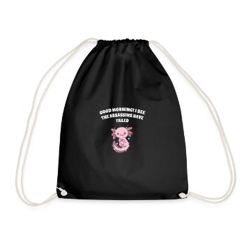 Good morning, I see that the are funny - Drawstring Bag - black - Front