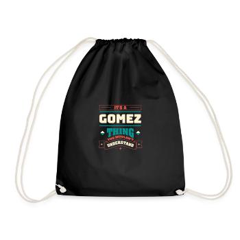 C’est un truc de Gomez, le nom de famille -Matching Fam - Sac de sport léger - noir - Devant