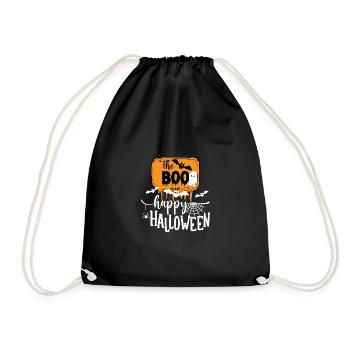 The Boo Happy Halloween - Drawstring Bag - black - Front