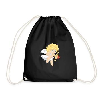 cupid - Drawstring Bag - black - Front