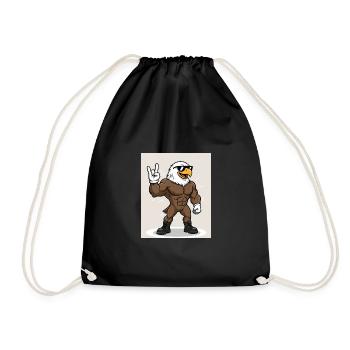 Fort & Cool – Style de Pouvoir Animal - Sac de sport léger - noir - Devant