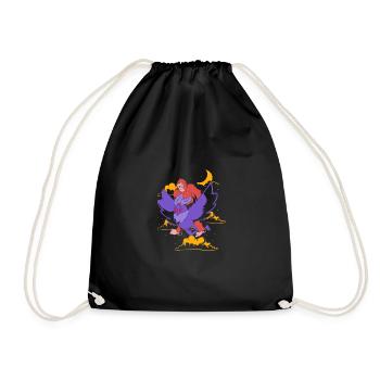 Papillon de nuit - Sac de sport léger - noir - Devant
