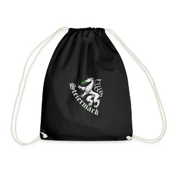 Steiermark T-Shirt - Turnbeutel - Schwarz - Vorne