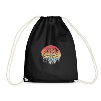 Écriture runique - Sac de sport léger - noir - Devant