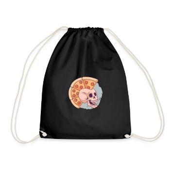 Pizza Mohawk punk - Sac de sport léger - noir - Devant
