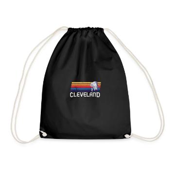 Cleveland Feather Native American Baseball Sports - Sac de sport léger - noir - Devant