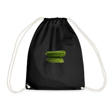 Cornichons - Sac de sport léger - noir - Devant