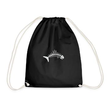 Os de poisson - Sac de sport léger - noir - Devant