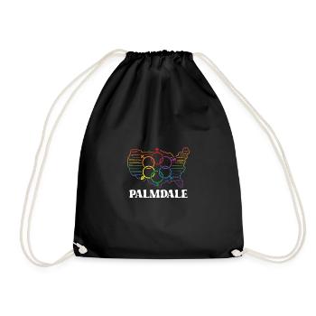 Palmdale Pride Month Pride Flag LGBT Community LGB - Turnbeutel - Schwarz - Vorne