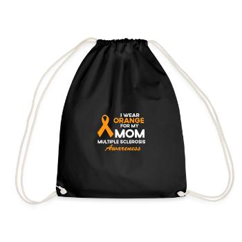 Je porte de l’orange pour ma mère t - - Sac de sport léger - noir - Devant