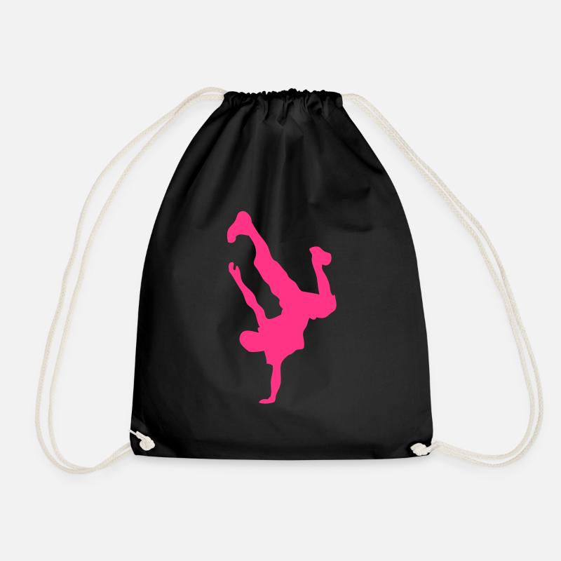 Break Dance Hip-Hop-danseur8 - Turnbeutel - Schwarz