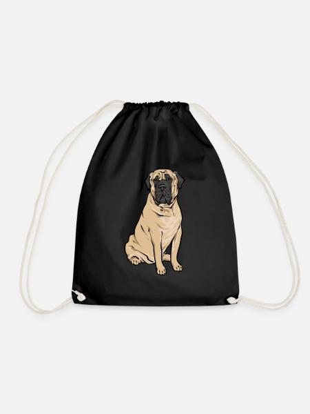 Old English Mastiff Hund Geschenk - Turnbeutel - Schwarz