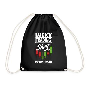 Lucky Trading - Drawstring Bag - black - Front
