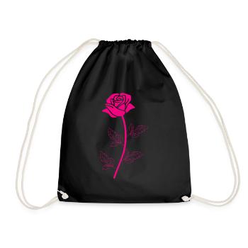 Florist Flower Plant Nature Gardener - Drawstring Bag - black - Front