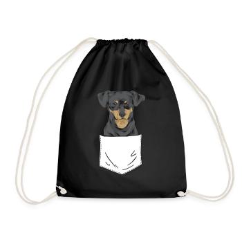 Chiweenie Chien - Sac de sport léger - noir - Devant