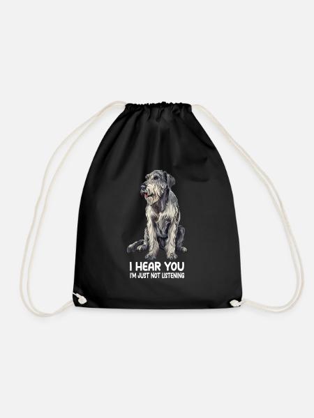 Irish Wolfhound - Turnbeutel - Schwarz