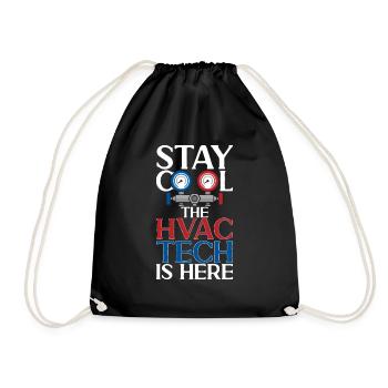 Chauffage, Climatisation, Ventilation, Technicien - Sac de sport léger - noir - Devant