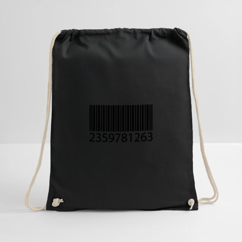 EAN code barcode Drawstring Bag