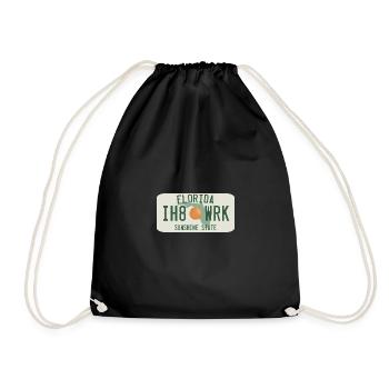 Floride ih8wrk usa sunshine state i hate work - Sac de sport léger - noir - Devant