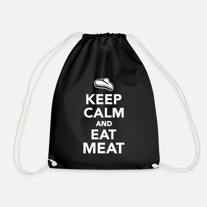 Fleisch - Turnbeutel - Schwarz