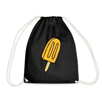 Eis - Turnbeutel - Schwarz - Vorne