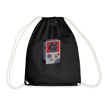 Gay gamers - Drawstring Bag - black - Front