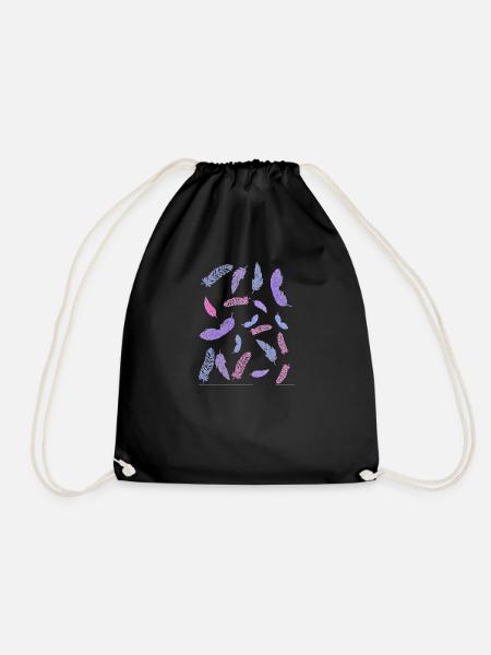bi springs - Drawstring Bag - black