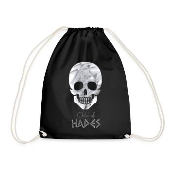 Child of Hades – Percy Jackson inspired design - Drawstring Bag - black - Front
