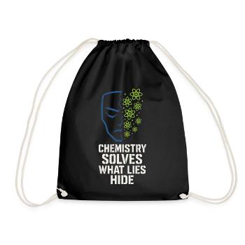 Chimiste médico-légal, Laboratoire criminel, Toxicologie - Sac de sport léger - noir - Devant