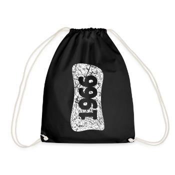 Wedding anniversary 1966 - Drawstring Bag - black - Front