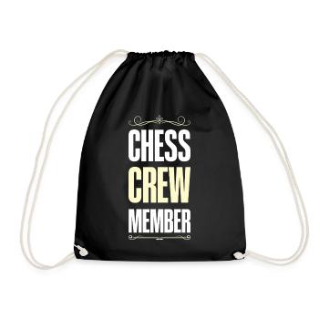 Chess Crew - Turnbeutel - Schwarz - Vorne