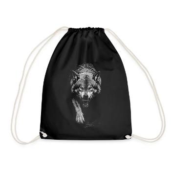 Loup - Sac de sport léger - noir - Devant