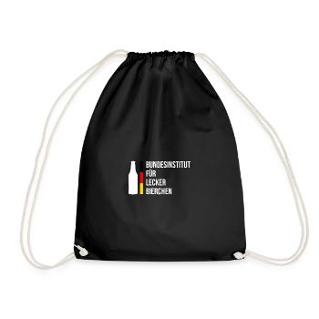 Federal Institute for Delicious Beers - Drawstring Bag - black - Front