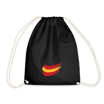 Spanish Flag - Drawstring Bag - black - Front