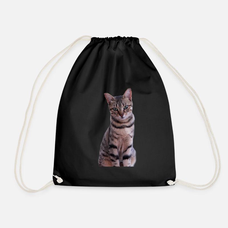 Katze Kätzchen - Turnbeutel - Schwarz