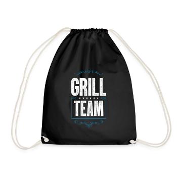 Grill Team - Turnbeutel - Schwarz - Vorne