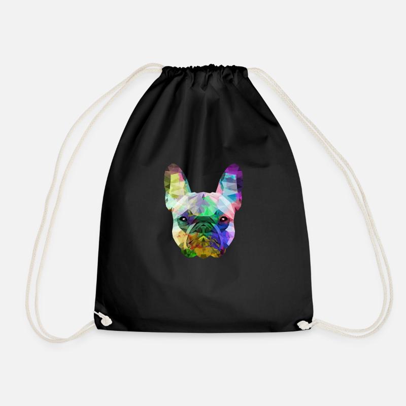French Bulldog - Turnbeutel - Schwarz