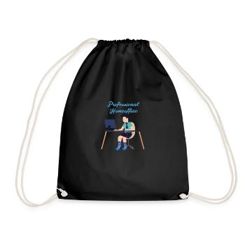 Professional,Home Office, Work,Office - Drawstring Bag - black - Front